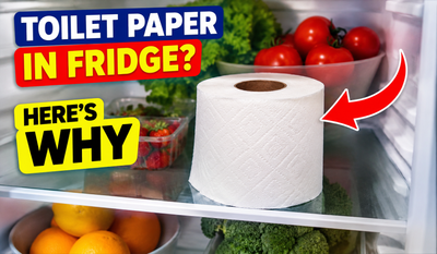 It sounds ridiculous, until you learn why people do it. A roll of toilet paper in the fridge?