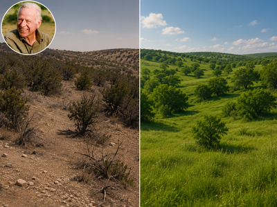 In 1969, a Texas businessman asked a realtor to find him the worst ranch available; decades later, the lifeless land had become a 5,500-acre preserve with flowing springs and 220 bird species