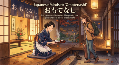 Japanese Mindset: 'Omotenashi' - The Japanese philosophy of hospitality that puts kindness before expectations