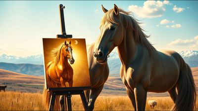 Quote of the day by Xenophanes: 'If horses or oxen or lions had hands… horses would paint the forms of gods like horses' and a universal truth about human psychology