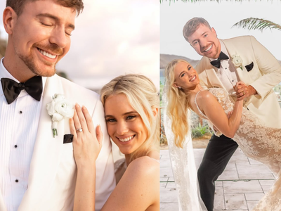 MrBeast wedding pics: YouTube star Jimmy Donaldson marries girlfriend Thea Booysen, shares dreamy photos; here's everything to know about his wife