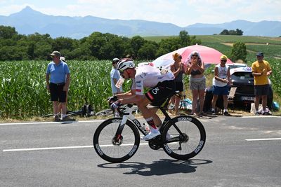 UAE Team Emirates-XRG's Brandon McNulty hit by car during recon of Tour de France stage 16 time trial