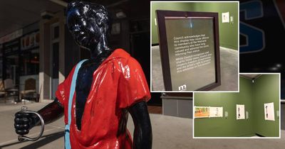 Council's warning sign outside 'Jocko' exhibition condemned