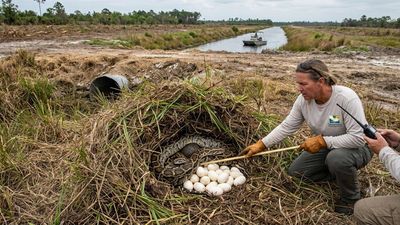 Florida confirms Burmese python breeding hotspot outside the Everglades, and wildlife experts fear it could be the start of a bigger spread