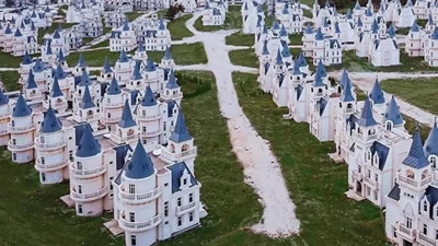 More than 500 Disney-style castles were built for $200 million in a luxury village. Today, the entire site is a ghost town with hundreds of empty villas