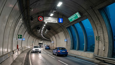 China has just holed through the world's longest undersea highway tunnel: 17.5 kilometres beneath a bay, bored by a shield machine wider than a five-storey building