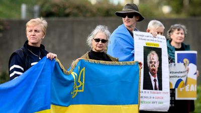 Ukrainians angry over Russian water polo team in Sydney
