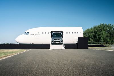 I drove the new Range Rover Sport Electric through a plane – here’s how I got on