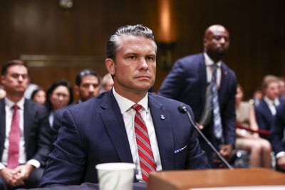 Hegseth heckled by protesters during Iran war funding hearing