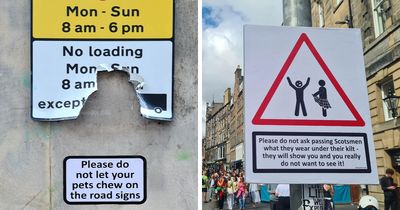 “A Sign Of Humour” Installs Ridiculous Warnings In Very Real Public Places (37 Pics)
