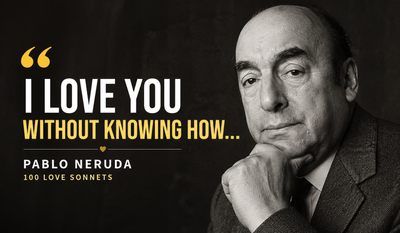 Quote of the Day by Pablo Neruda: “"I love you without knowing how, or when, or…” — Timeless lessons on unconditional love, emotional intimacy, vulnerability, authentic relationships, compassion, and human connection from the Nobel Prize-winning Chilean poet