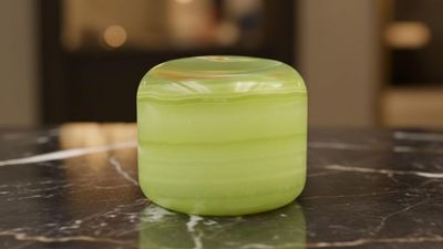 This Marble Rechargeable Lamp Looks Like a Designer Buy, but It's Actually From Amazon — It'll Give Any Shelf a Soft Glow Up