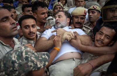 Couple of punches not a problem, happy to take many more for people: Rahul Gandhi