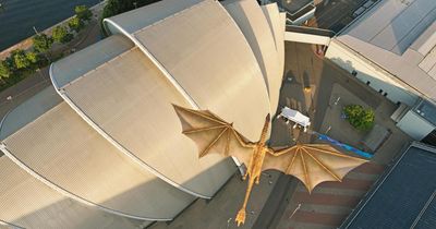 This is why a huge dragon has been spotted flying over Glasgow