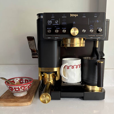 IKEA’s £5 coffee station organiser is the ultimate budget hack for clutter-free kitchen worktops – its design lends itself to stacking together easily, too