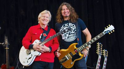 “Rik told me, ‘Don’t hold back. Do yourthing. I don’t want people to see adiluted Phil X, so be you.’ He’s right. I’ll beme”: Phil X on taking to the stage with Canadian rock heroes Triumph– and how he’s switching up his Bon Jovi rig for the occasion