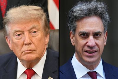 Miliband calls for calm in Iran as Trump threatens to bomb bridges