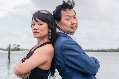 Rei Ami from 'KPop Demon Hunters' and comedian Ken Jeong take a bite out of 'Shark Week'