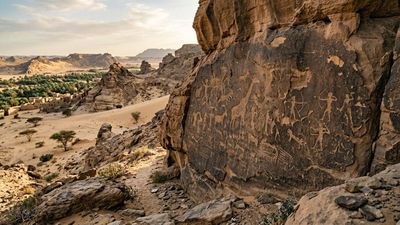 Hidden in Egypt's Dakhla Oasis, 7,000-year-old rock carvings are slowly disappearing