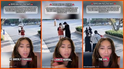 Alert passerby allegedly foils abduction attempt , scares away two suspects targeting a schoolgirl: ‘This is a new trick kidnappers are using’