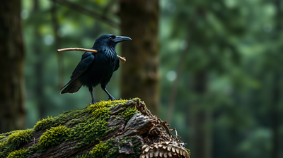 How Crows Make Multi-Step Tools in the Wild: What Their Behavior Reveals About Bird Intelligence