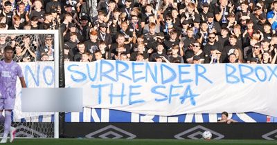 Rangers ultras name-check Broxi Bear in X-rated Scottish FA protest