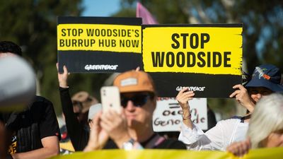 Woodside's lawsuit against three protesters thrown out