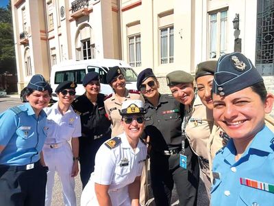 'Witnessed glowing seas, saw humpback whales': 9 women officers sail across the Earth and return to Mumbai; battled 60-knot storms and 5-metre waves