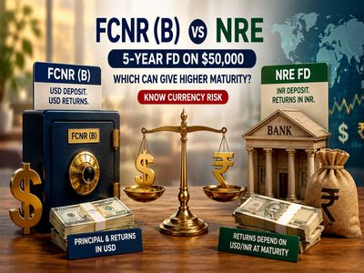 FCNR (B) vs NRE 5-year FD: Which can give higher maturity on $50,000 investment? Know currency risk