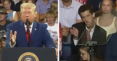 Trump Rally Member Brutally Mocks Him Right Behind His Back In Hilarious Viral Video