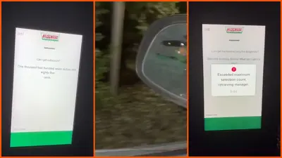 Krispy Kreme worker doesn’t flinch when a man orders 565 donuts. Then she reads back the total and he has one request: ‘please pull forward’