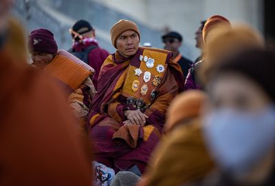 Buddhist monks vs. Trump's fake UN