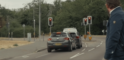 'Instant karma': Moment heckler shouts abuse at Nigel Farage...then crashes her car