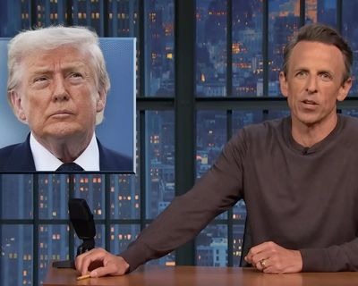 Seth Meyers on Trump’s approval ratings: ‘Worse than Bush during the Iraq war’