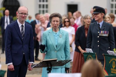 Princess Royal meets air cadets as she celebrates milestone anniversary