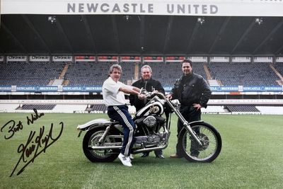 Kevin Keegan’s Harley-Davidson raises thousands for cancer charity days after his death