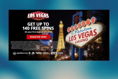 Los Vegas Casino bonus code: Deposit £25 get 140 free spins