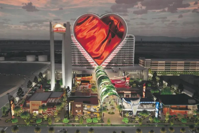 Love is coming to the Las Vegas Strip in the shape of a new heart-shaped hotel