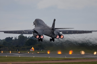 Iran Warns UK Military Bases Are 'Legitimate Targets' After US Launches B-1 Bomber Strikes