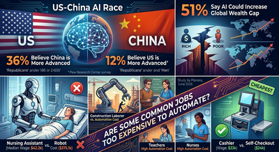 US-China AI race is heating up, but these 10 professions are still too expensive for robots to replace - is your job safe?