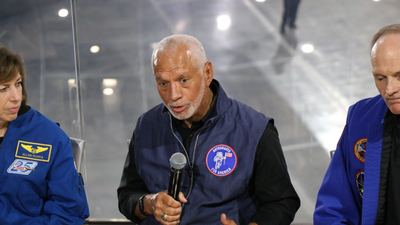 NASA's retired astronauts are hitting the road to get young people to vote: 'one small step for you, and one giant leap for our country.'
