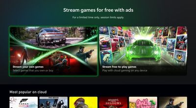 Xbox's plan to bring Xbox Cloud Gaming to the mass market — Free tier revealed, powered by ads, with access to all games you own