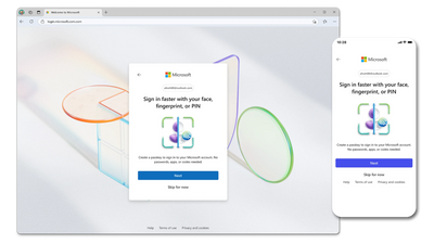 Goodbye SMS or phone calls — Microsoft is making passkeys the default authentication process for businesses