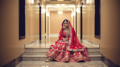 What Every Indian Bride Actually Feels in Her Bridal Lehenga Six Hours Into the Wedding
