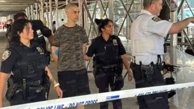 Watch: Suspect yelling 'Allahu Akbar' stabs two in New York, arrested