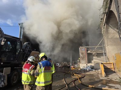 Brixton fire: Residents evacuated as firefighters battle huge waste facility blaze in south London