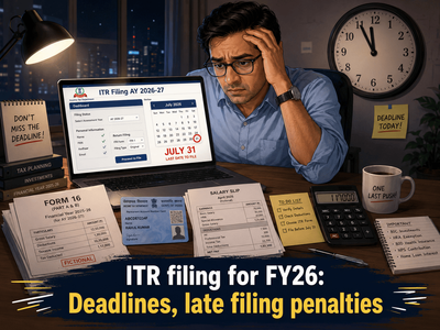 ITR filing deadline FY 2025-26: Due dates, penalties, and what happens if you miss July 31 deadline