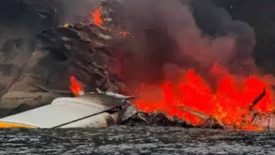 Watch: Kenmore Air seaplane carrying 11 crashes near Washington's Sucia Island