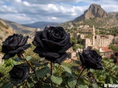 The black rose mystery: Why coal-black roses bloom only in one small district of Turkey