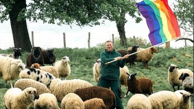 Meet Michael Stucke: German farmer who saves 'gay' sheep from slaughter and uses proceeds to help people flee homophobic persecution